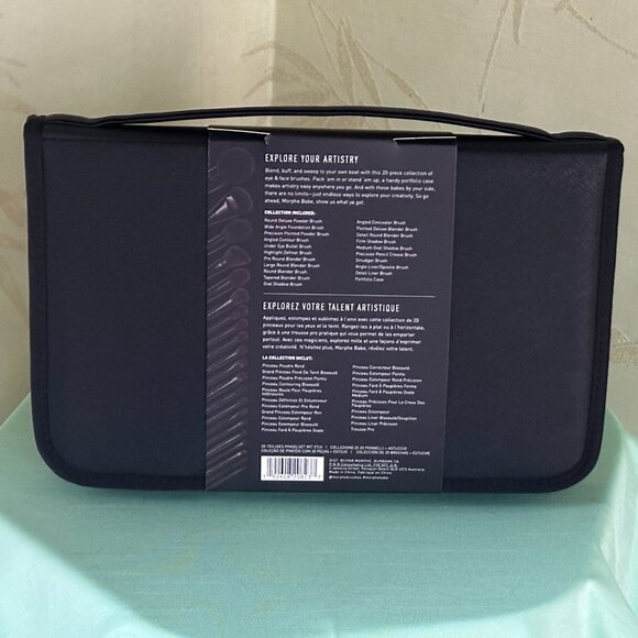 MORPHE MUA LIFE 20-PIECE BRUSH SET + CASE:NWT EYE/FACE BRUSHES - Picture 9 of 11
